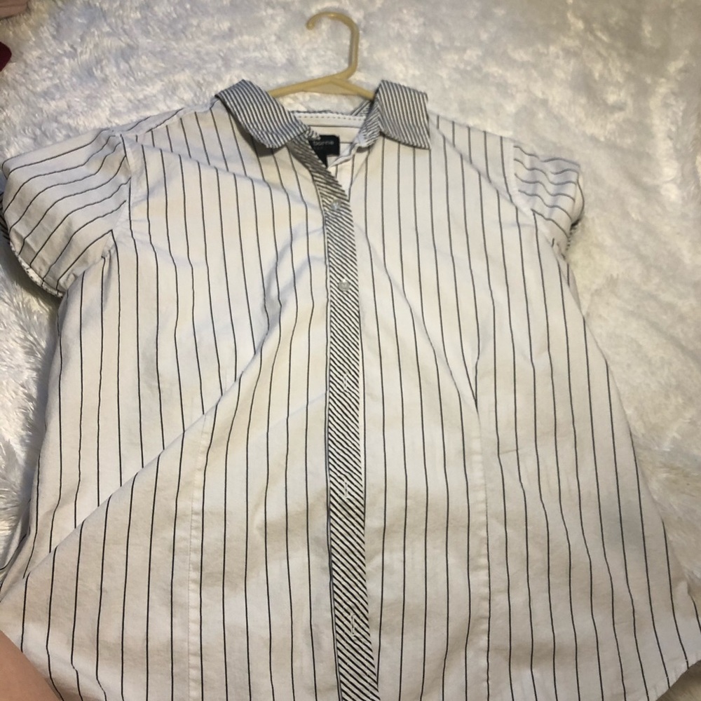 Stripy button up